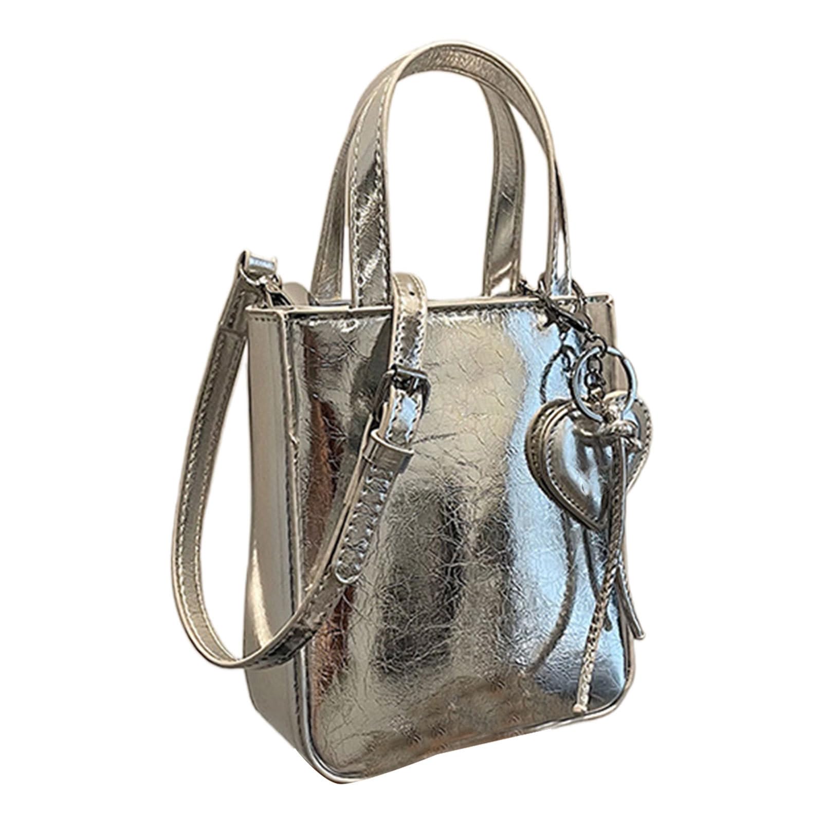 Eimertasche, Einkaufstasche für Damen | PU Eimer Handtaschen Klein Handtasche | Arbeitstasche für Frauen, Hobo Taschen Umhängetasche, lässige Tote Bag für