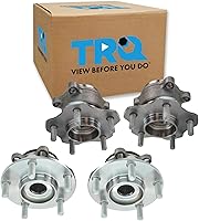 Vista 97 de TRQ Par de conjunto de cubo de cojinete de rueda delantera izquierda derecha, 2 piezas compatible con Lexus GX460 2003-2009 GX470 2003-2023 Toyota