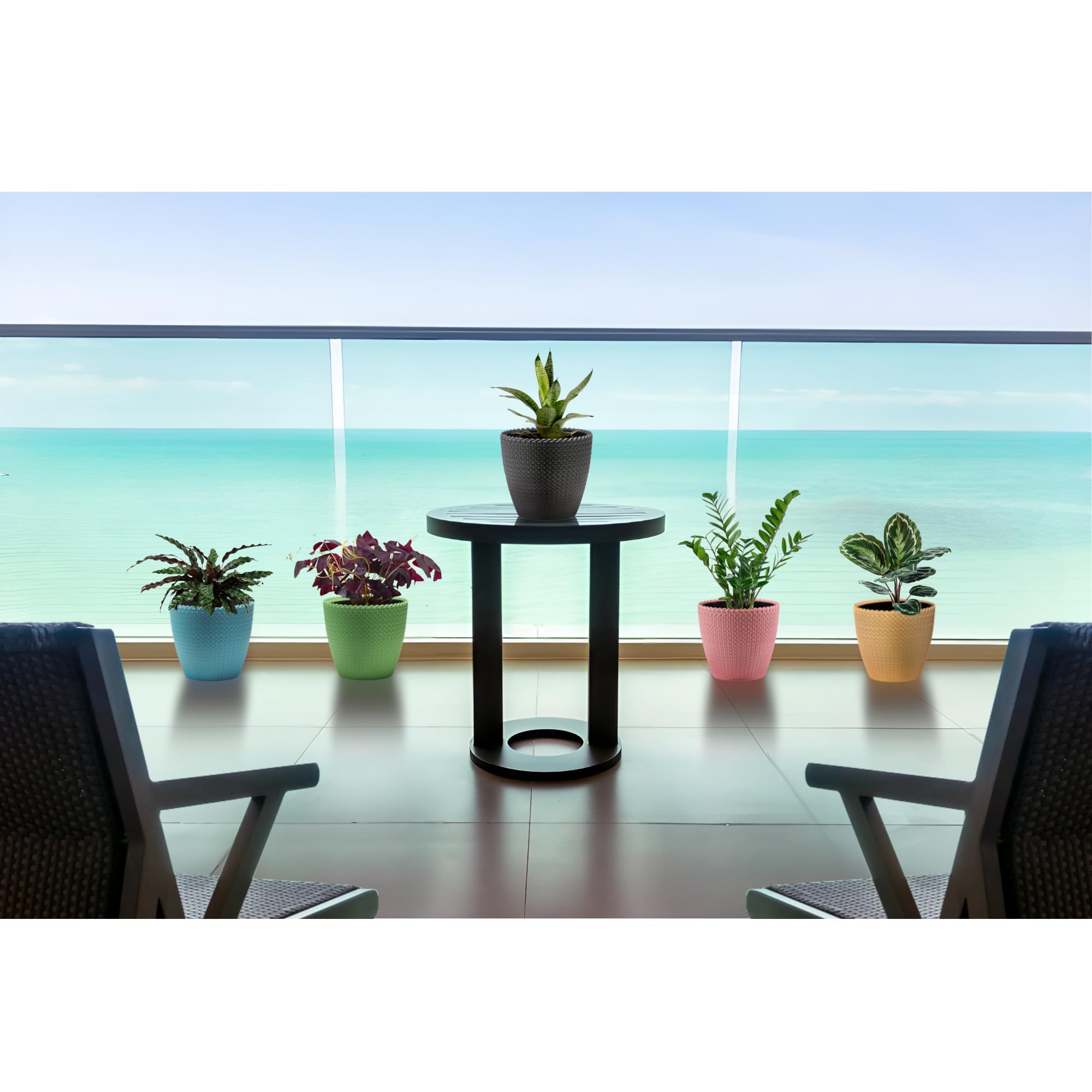 DOAP Decorative Planter Set - Self Watering Pots -5