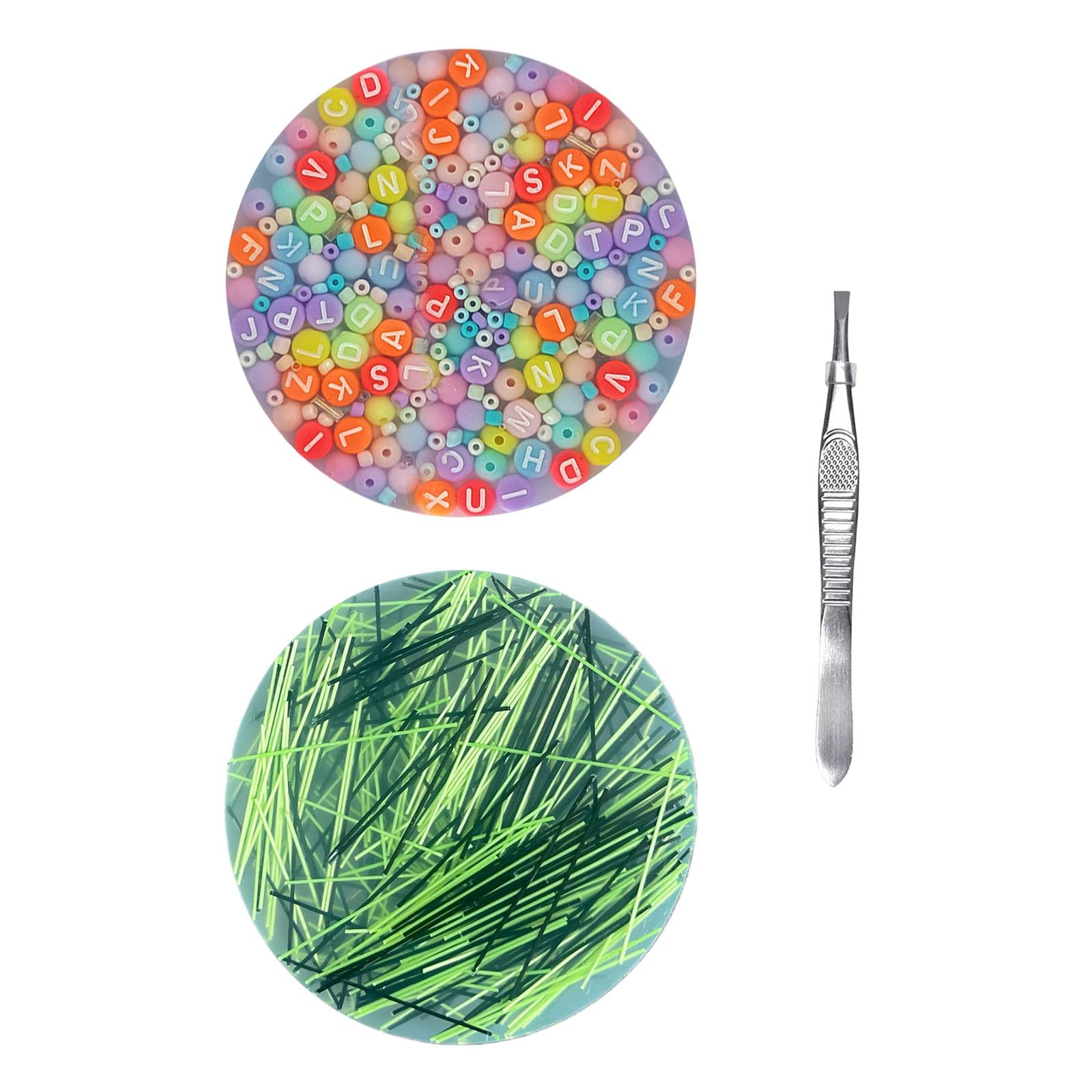 2 Pcs Picky Pad Skin Picking Fidget Toys with Tweezers & String Silicone Picking Pad for Adults Kids Stress & Anxiety Relief Silicone Sensory Pads for Skin Picking Dermatillomania Trichotillomania (E)