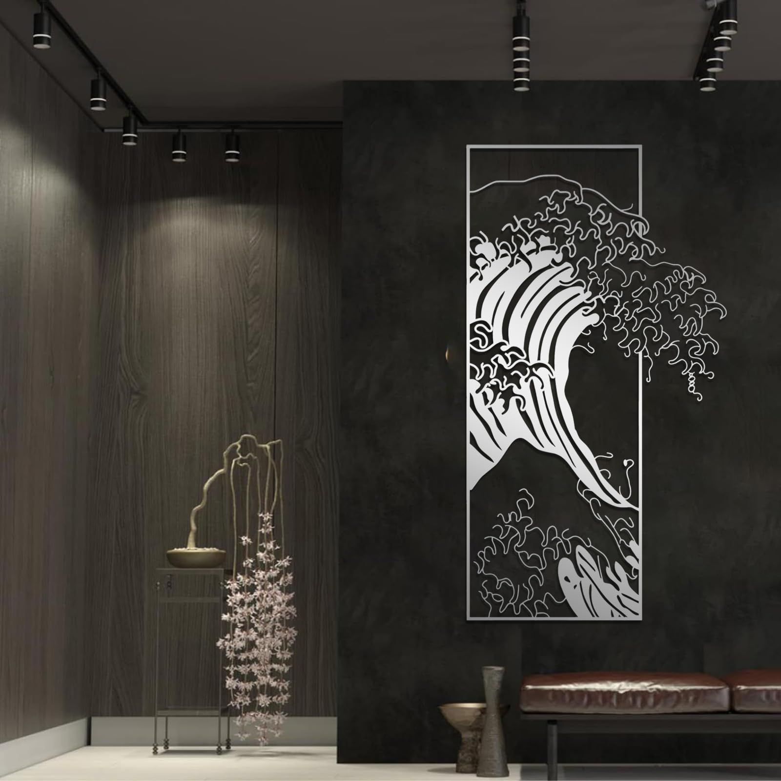 Amazon.com: Great Wave Metal Wall Art, Metal Wave Wall Decor