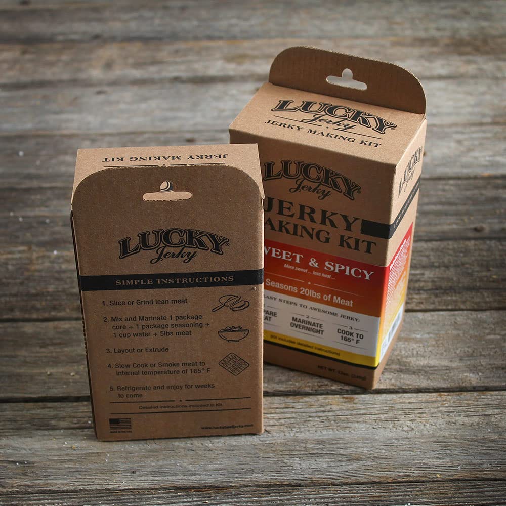 Lucky Beef Jerky DIY Kits (Sweet & Spicy - 12oz)