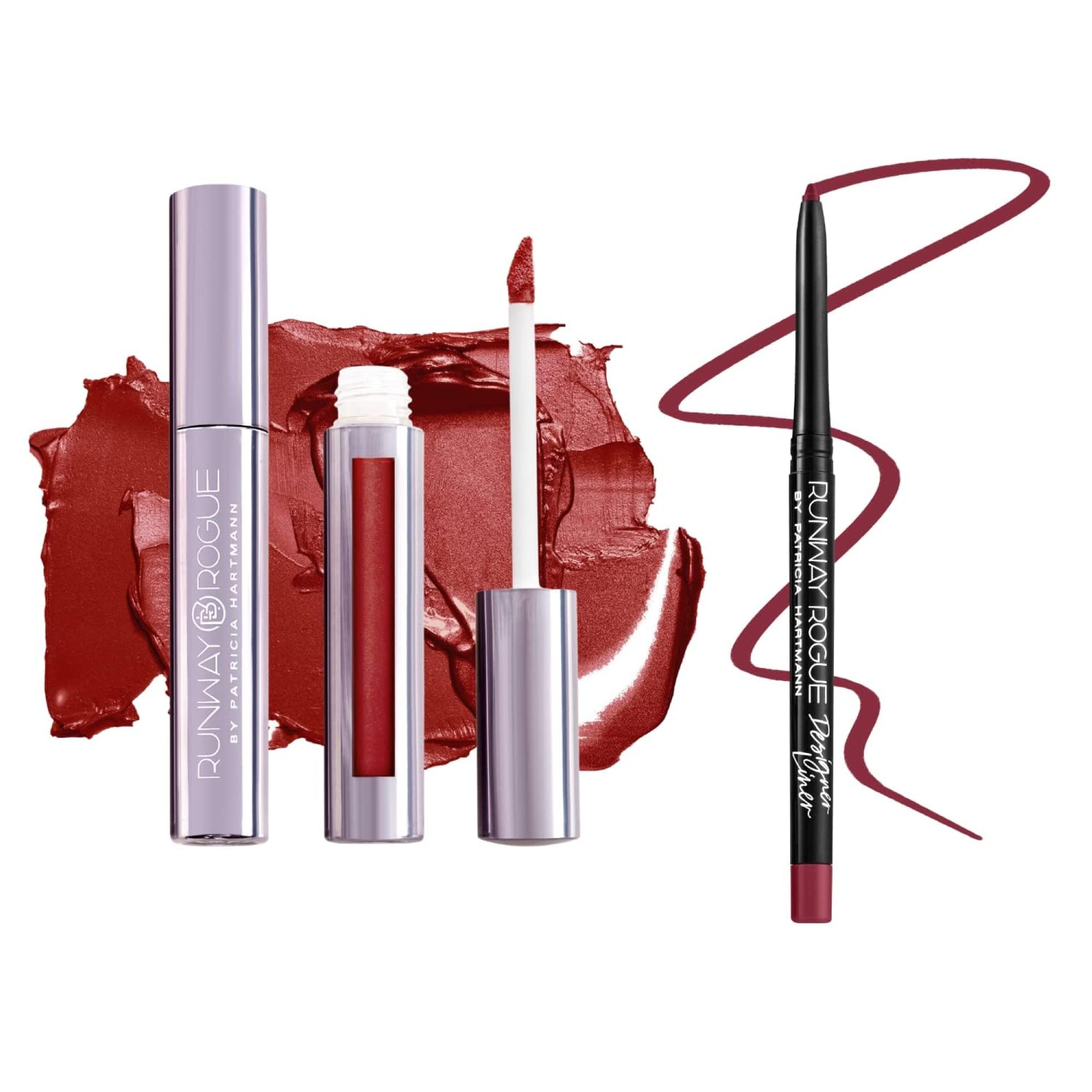 Amazon.com : Runway Rogue 'Showtime' Brick-Red Pearl Glam Shimmer