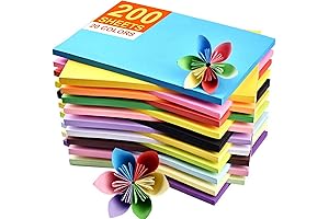200 Sheets Colorful Printing Paper in Delightful Hues for Artsy Explorations