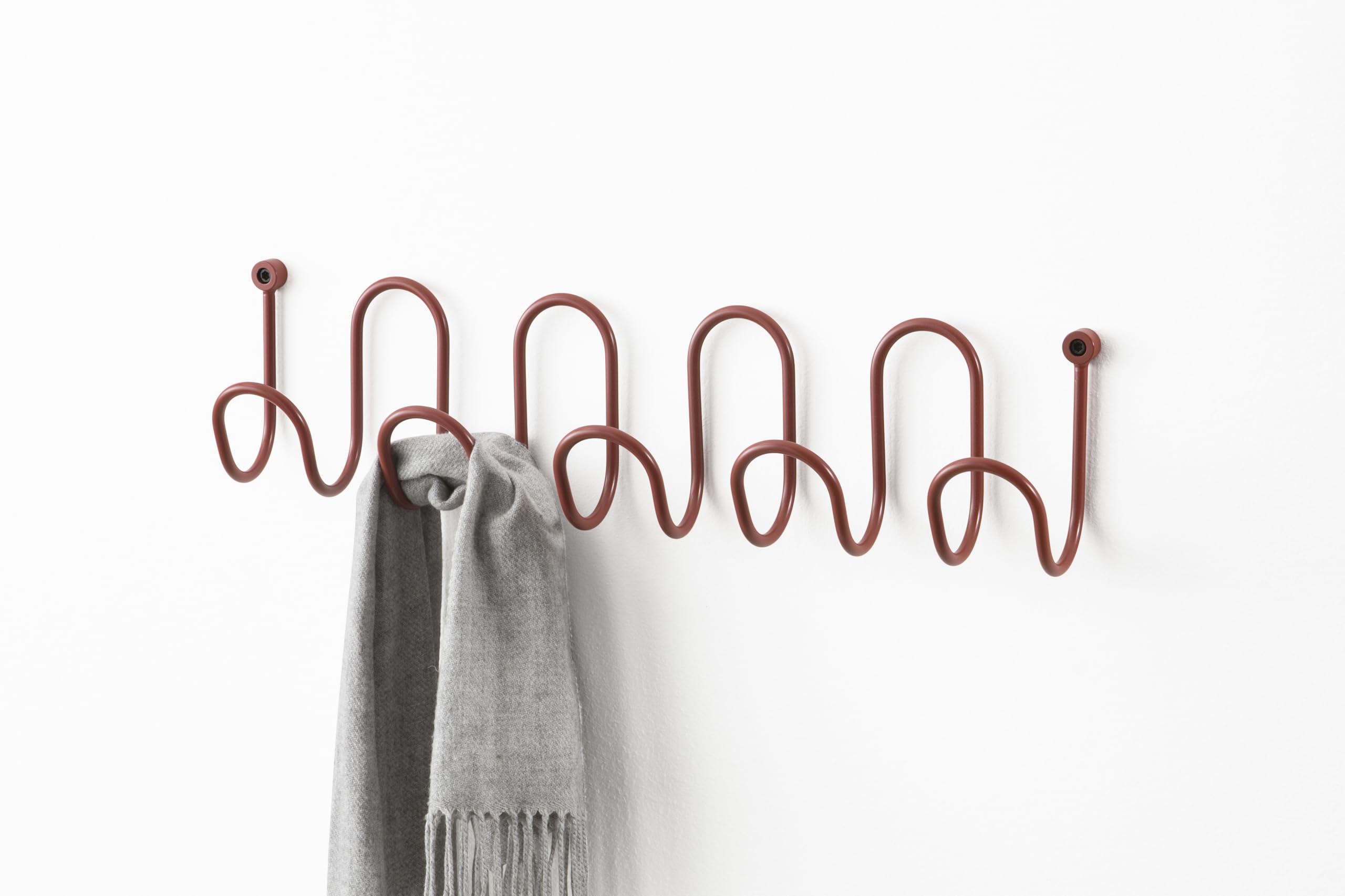 D-Segno Molly Appendiabiti da Parete Design Italiano - in Metallo Colorato, Moderno e Versatile per Ingresso, Soggiorno, Bagno e Ufficio, Ganci Appendiabiti, Attaccapanni da Muro, Made in Italy