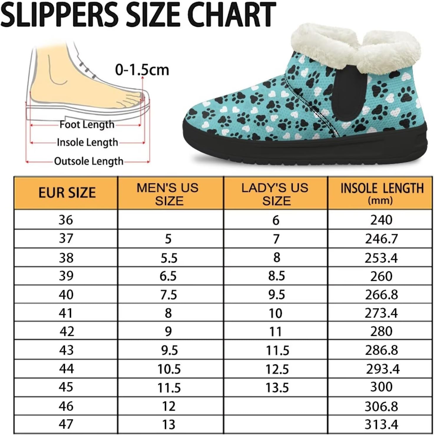 Women's Snow Boots Outdoor Indoor Warm Ankle Booties Flat Non-slip Winter Snow Hiking Boot Size6-13.5