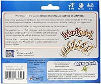 Vista 2 de Set WordSpiel — Juego de cartas — Crea una palabra usando parte de la palabra anterior — Juego de mesa para noche de diversión familiar — Para