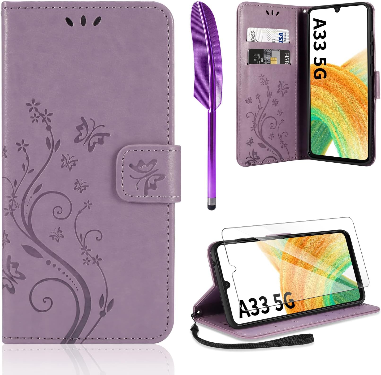 Großhandel Für TCL 50 5G Case Folio Leder -telefonschutzschale Mit Mehreren Kart