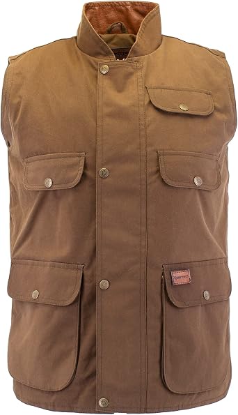 RESISTANCE Waterproof Breathable Cotton Oilskin Unisex Vest as1, alpha, 3x_l, regular, regular