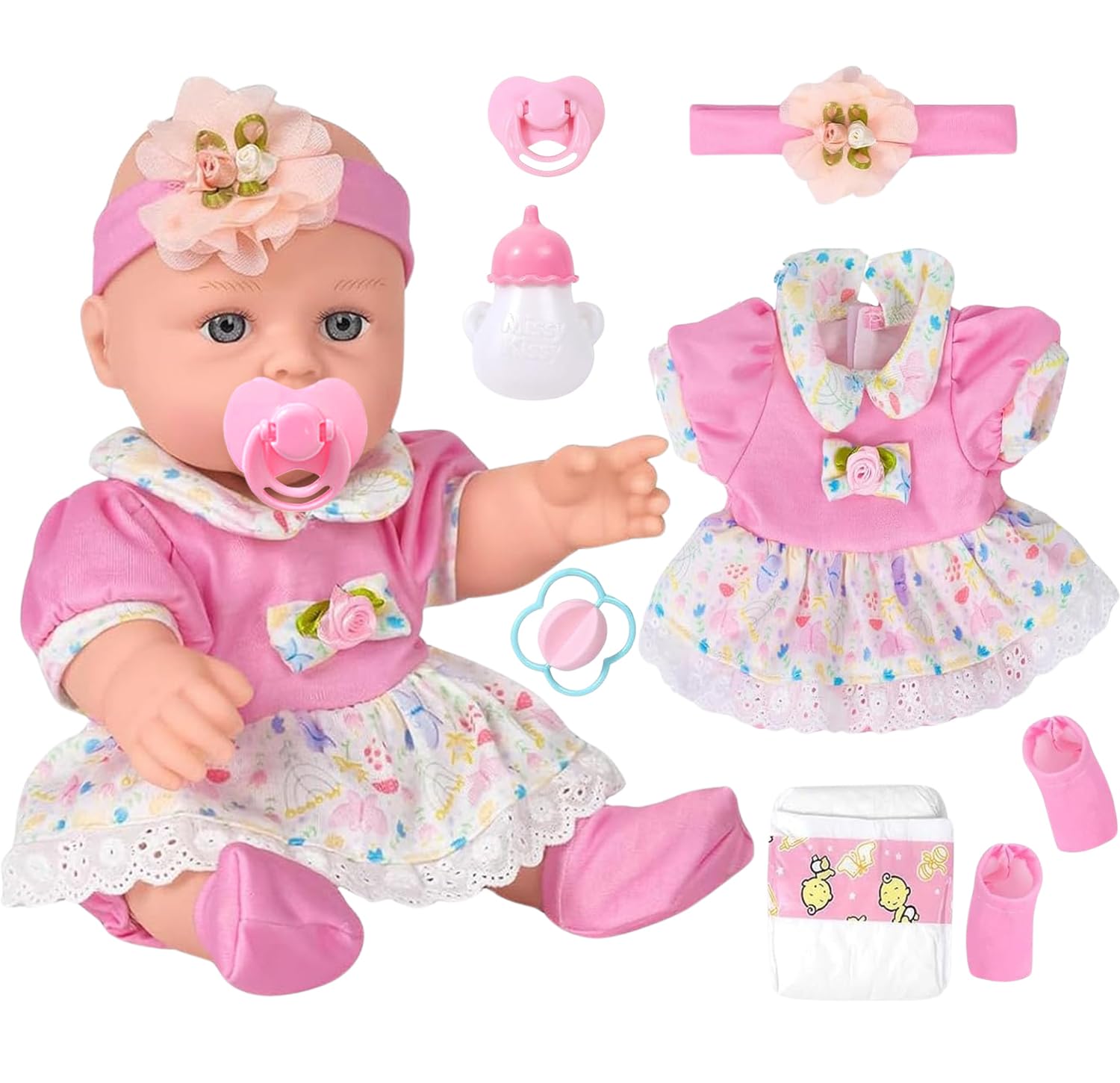 ●pinkbabydoll1202です● OUOZZZ Soft Baby Doll, First Baby Doll for 1 2 Year Old