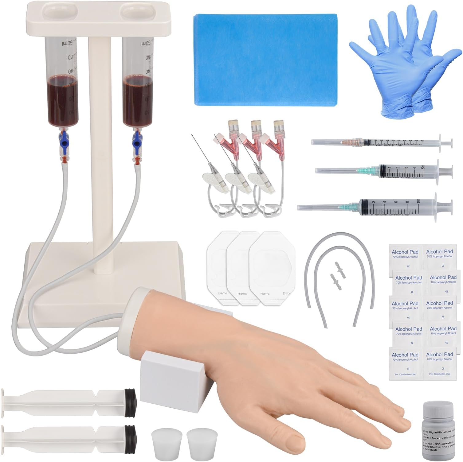 IV Hand Kit for Injection Venipuncture Training, IV Injection Hand Model