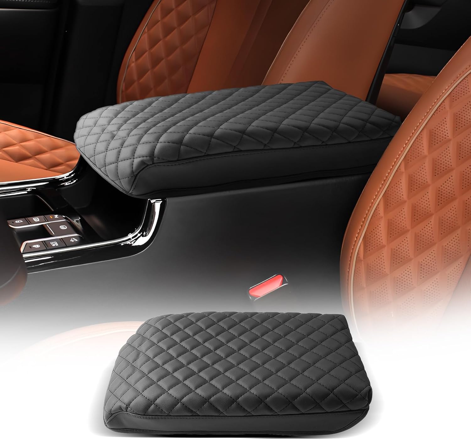 CDEFG for Kia Sorento MQ4 2021-2025 2026 Center Console Cover Armrest Box Cover for 2022 2023 2024 2025 Sorento (LX, S, EX, SX,SX Prestige) Accessories Console Arm Rest Protector Sorento 2021-2025 2026 Thickened