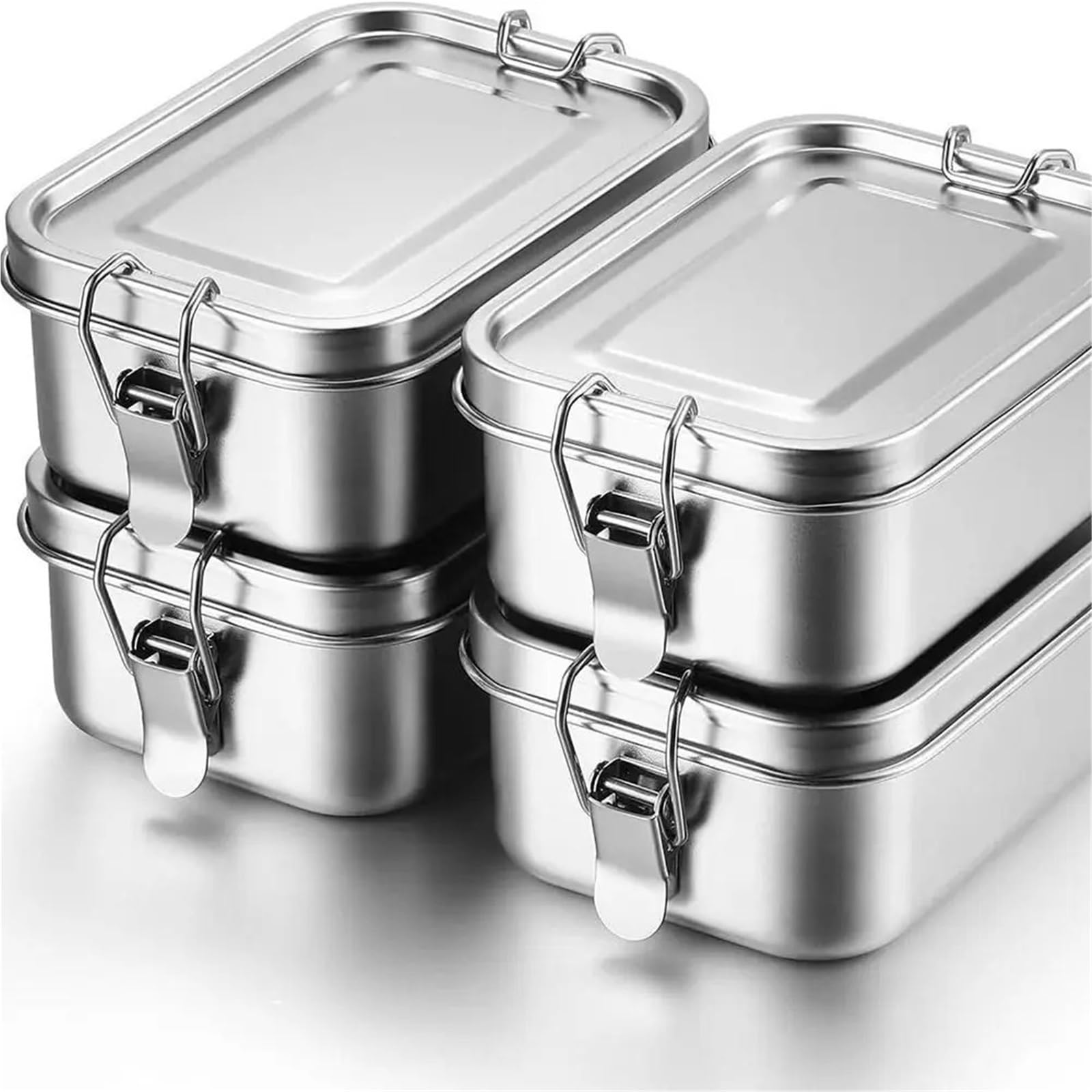Bento Box in acciaio inossidabile da 6 pezzi Per Il Cibo