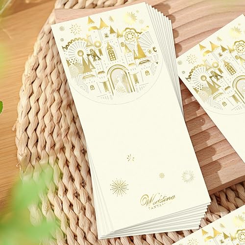 Vista 25 de 10 sobres rojos de boda, sobres de dinero en efectivo para bodas occidentales, bolsillo rojo para aniversario de boda, recién llegado/novia