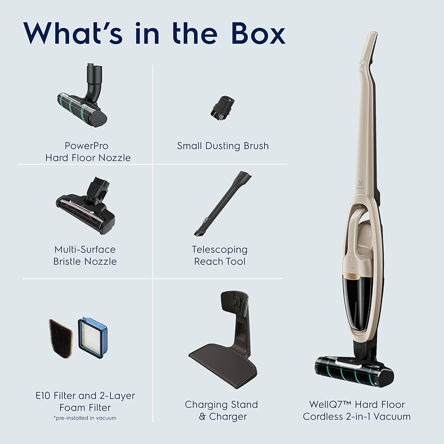 Electrolux - エレクトロラックス Well Q7 WQ71シリーズ　 Electrolux Electrolux Well Q7 Hard Floor Bagless Cordless Stick Vacuum