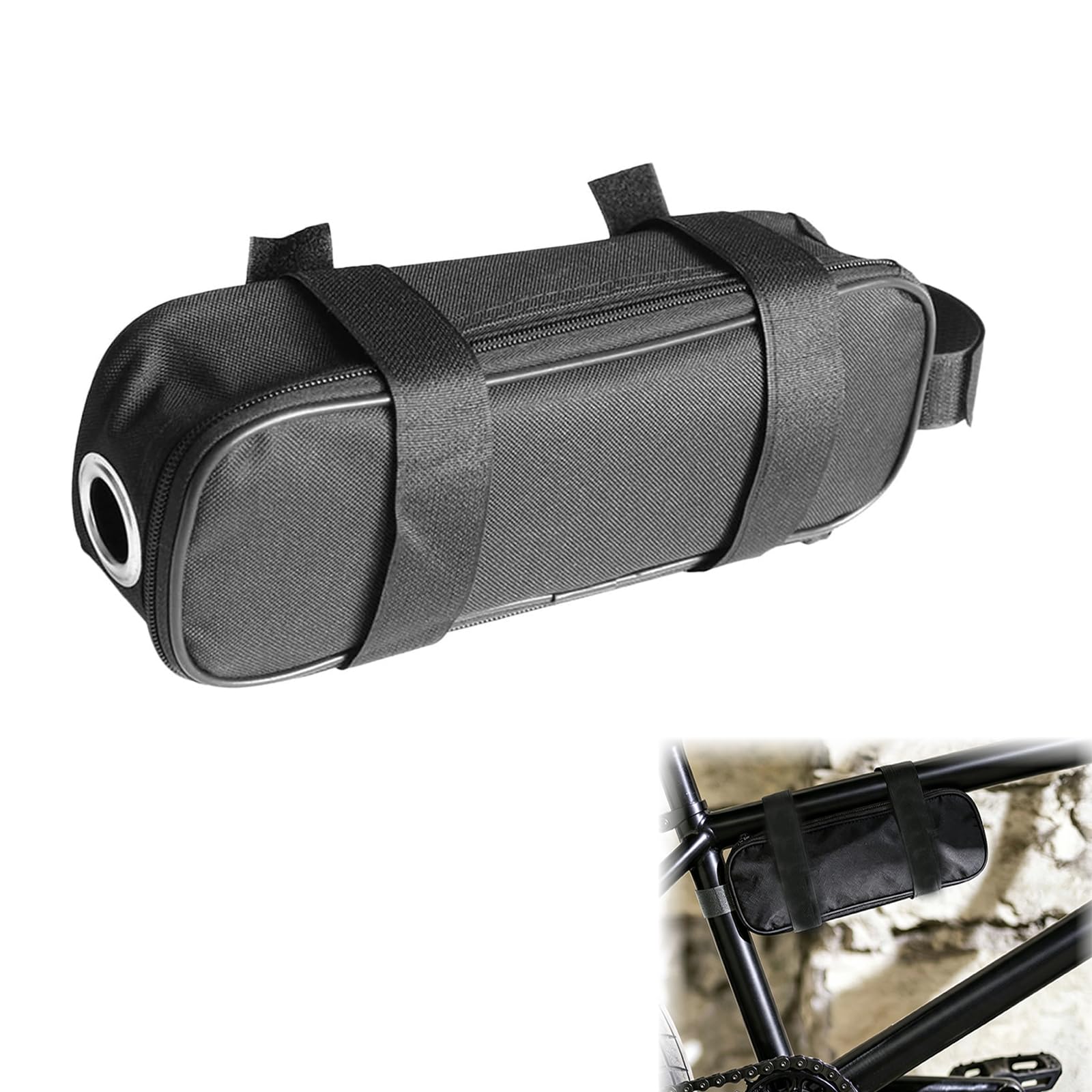 XZSKD Battery Bag, Controller Bag for E Bike，Oxford Fabric, Water-Resistant, Hanging Design, Fits Most E-Bike Frames, for Commuting and Touring