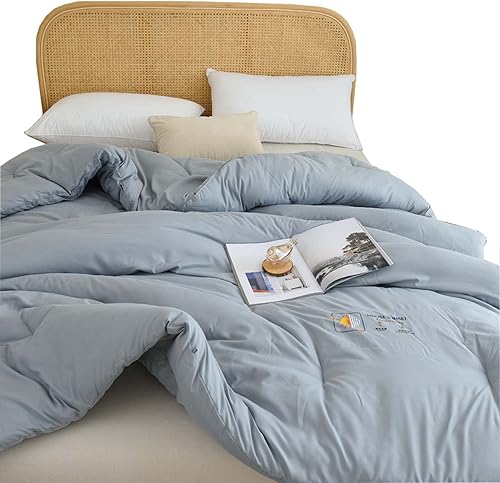 Edredón para todas las estaciones, 79 x 91 pulgadas, edredón reversible de microfibra ligera, edredón alternativo acolchado suave, lavable a disponible en Yaxa Venezuela