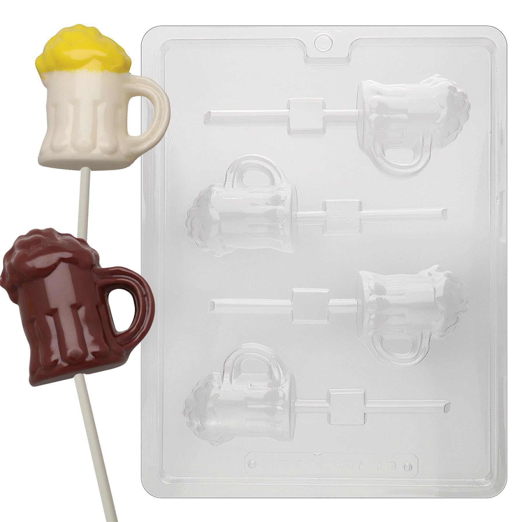 Cybrtrayd D098 - Stampo per cioccolatini e caramelle, con istruzioni per stampaggio al cioccolato