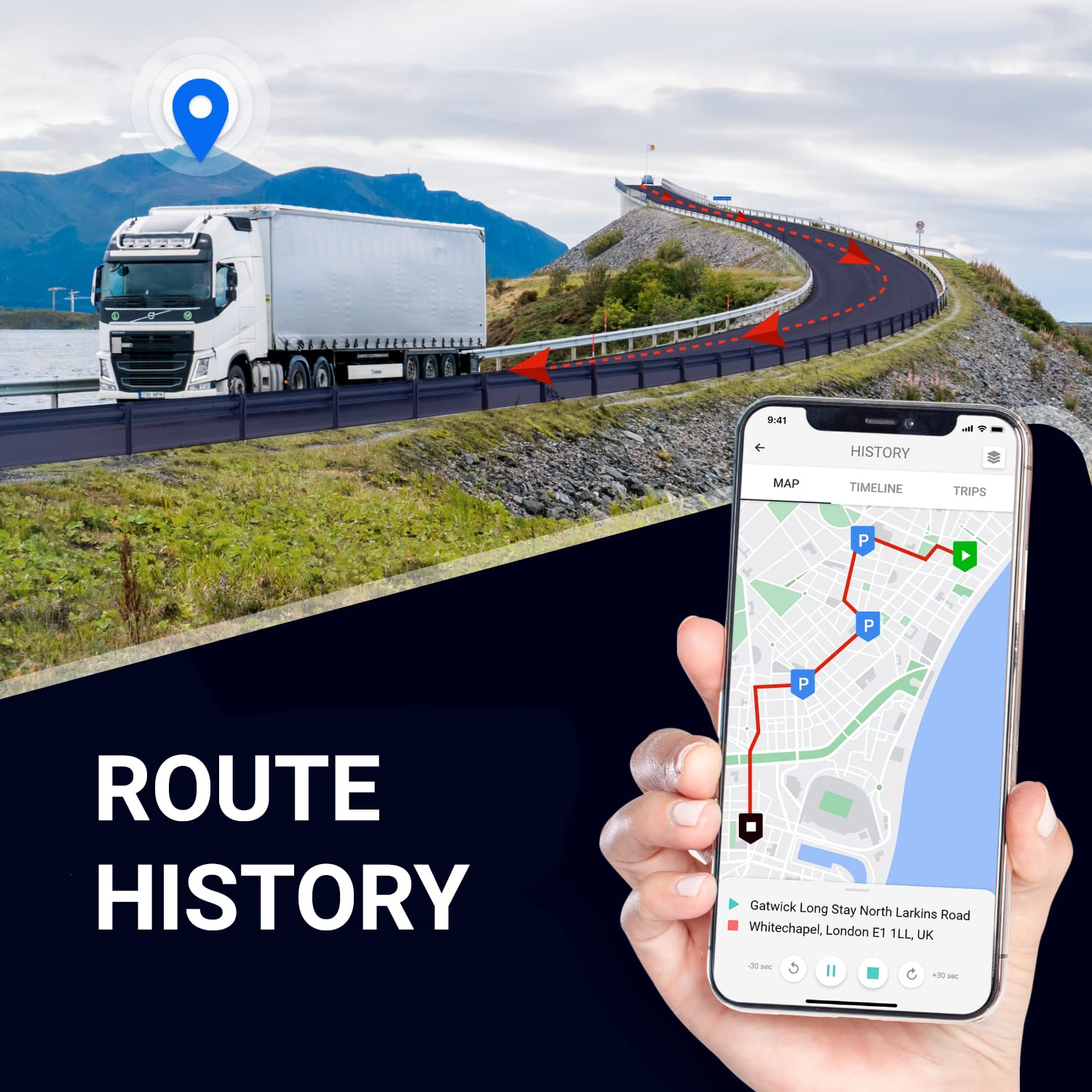 REWIRE SECURITY DB4 Plug & Play GPS Tracker – Portable Real-Time Locator For Car, Van | Easy Self-Install | Recharge In Lighter/USB Socket | SIM Card Pre-Installed | Low-Cost Monthly Subscription