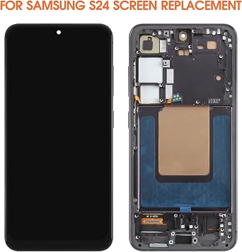 INCELL for Samsung Galaxy S24 Screen Replacement for Samsung S24 LCD Display SM-S921B SM-S921W SM-S921U LCD Digitizer Touch Screen Assembly with Frame (Original Size,No Fingerprint)