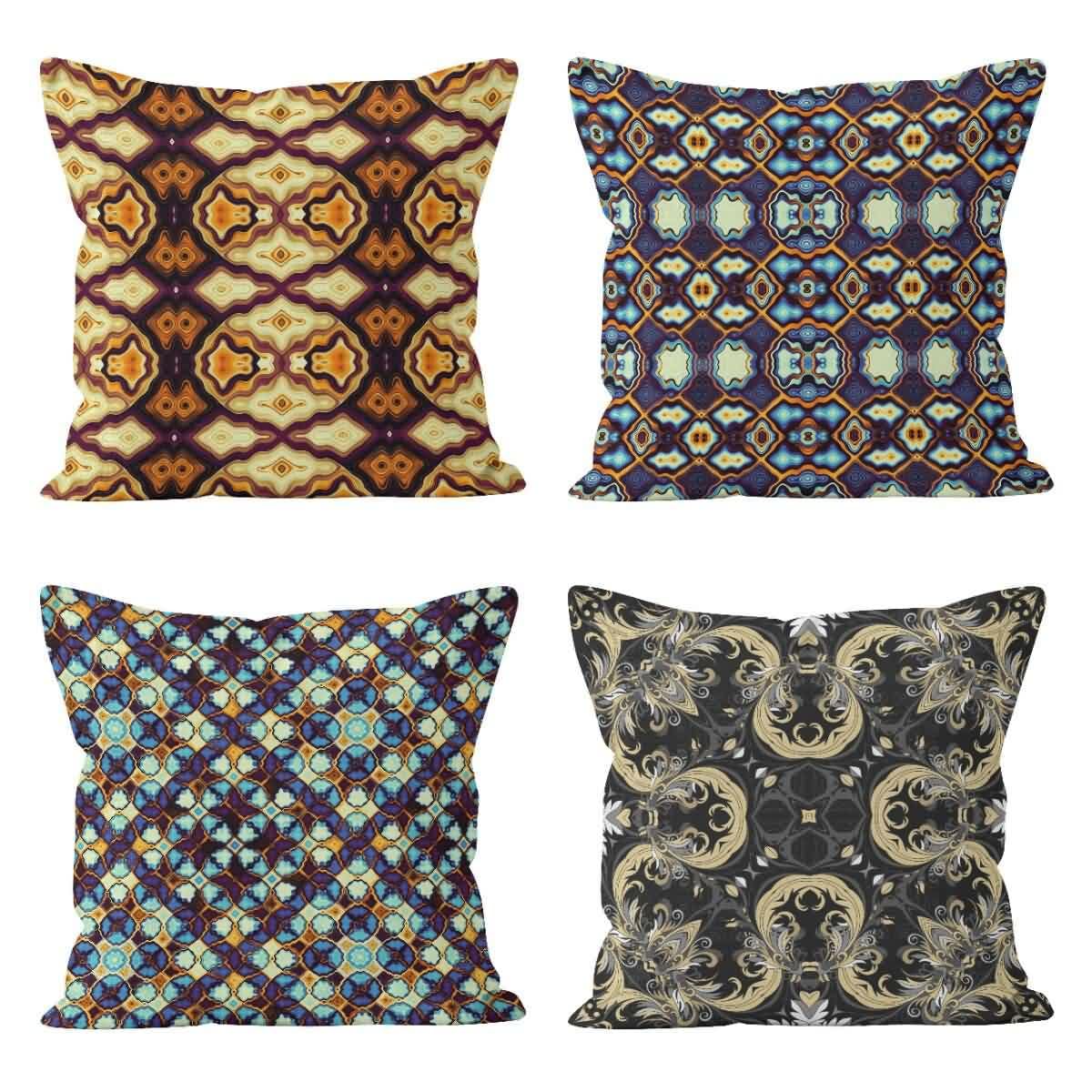 Modèle rétro housse de coussin CEVAN pour insuffler une atmosphère nostalgique et chaleureuse