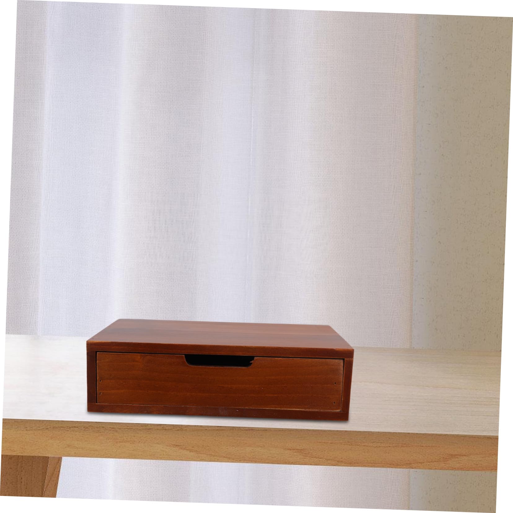 Organizzatore da Scrivania Struttura Robusta e Versatile Cassetti in Legno Vintage per Cucina e Camera