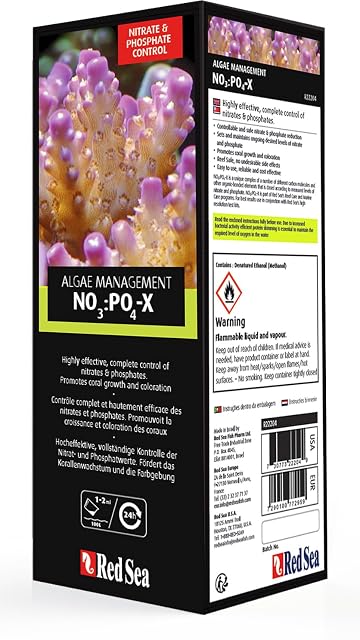 Foto 2 de 2 de Red Sea Fish Pharm ARE22204 NO3:PO4-X Reductor biológico de nitrato y fosfato para Acuario, 1 litro