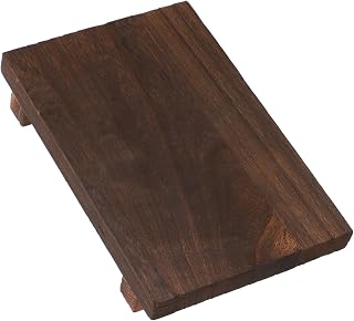 Wood Bathroom Countertop Tray Soap Dish Storage Board Coffee Minimalist | Multifunctional Design, Sturdy Construction, Easy-Clean Surface, Helps Prevent Water Accumulation in Room
