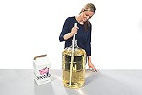 Vista 5 de Wild Grapes Kits de elaboración de vino de alta calidad, estilo Pinot Grigio, hace hasta 30 botellas de 25.4 fl oz, 6 galones de vino