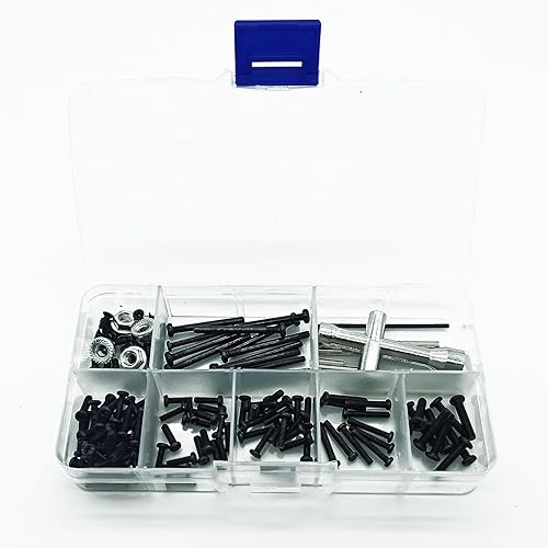 Miniatura 5 de RWLZLB Juego de 14 piezas de copas de dirección delantera con brazo oscilante y buje trasero, torres de choque para automóvil Hyper GO RC,