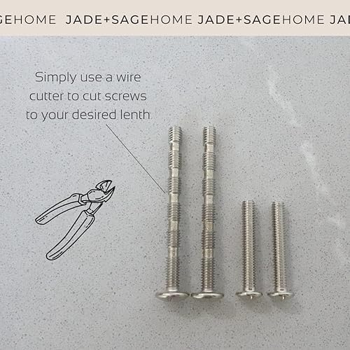 Miniatura 6 de Harper Pull, tiradores dorados para gabinete, paquete de 10 unidades de 9  pulgadas de longitud total  Espacio entre tornillos de 7.75 pulgadas,