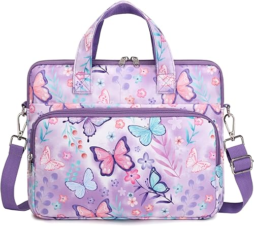 Miniatura 1 de Octsky Bolsa de manga para tableta para niños, bolsa de transporte para tableta de 12.5 pulgadas, bolsa protectora con correa para el hombro, forro