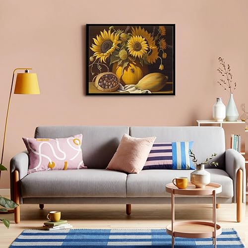 Miniatura 9 de Kit de pintura de diamantes de calabaza de Acción de Gracias de otoño, kit de arte de diamantes 5D de Acción de Gracias para adultos principiantes,