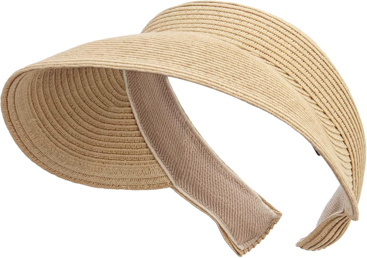 Womens Clip On Toyo Braid Visor