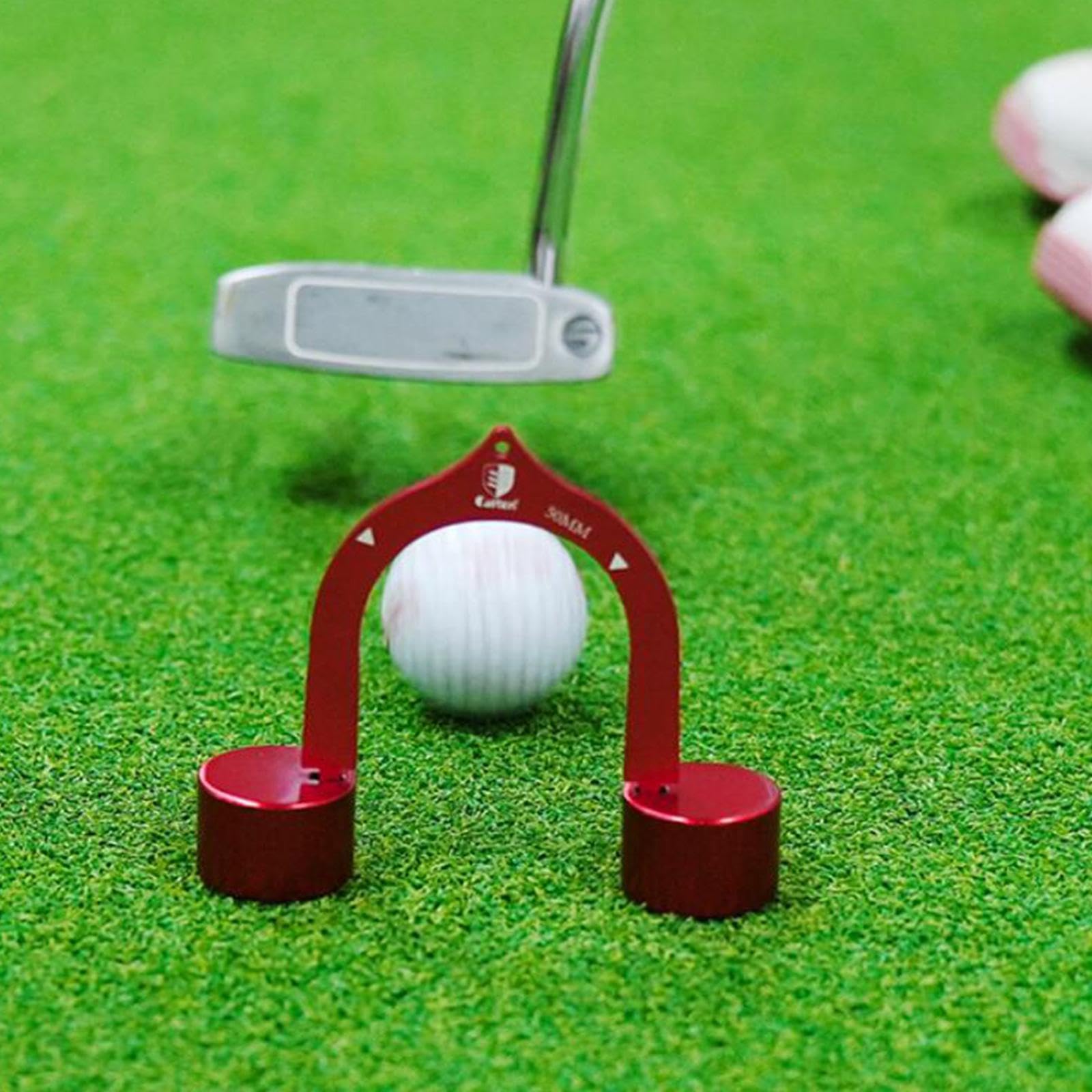 3X Golf Putting Gates Metal Golf Training Aid Putt Alignment Control Golfing