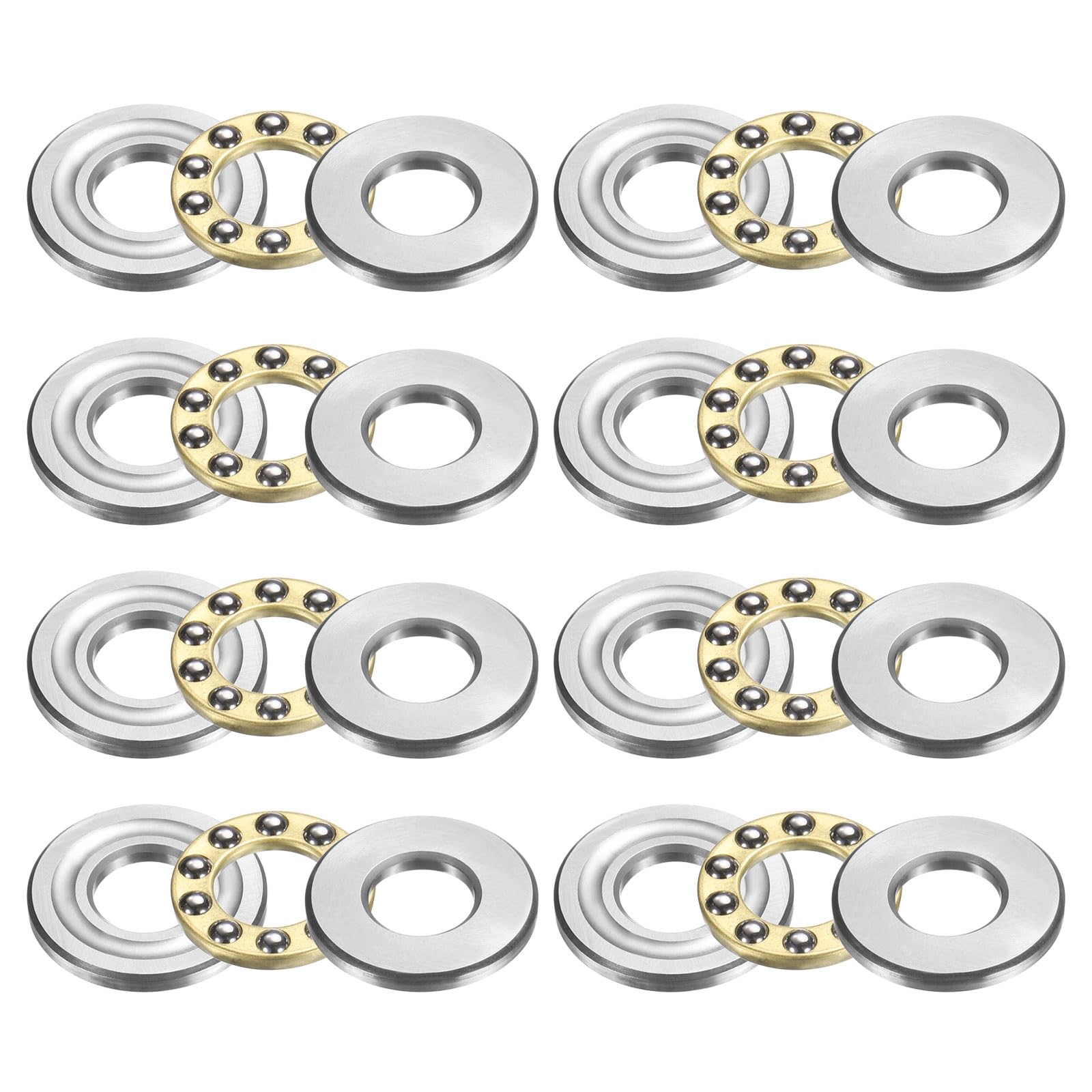 Miniature Thrust Ball Bearings - Chrome Steel, 8mm -7