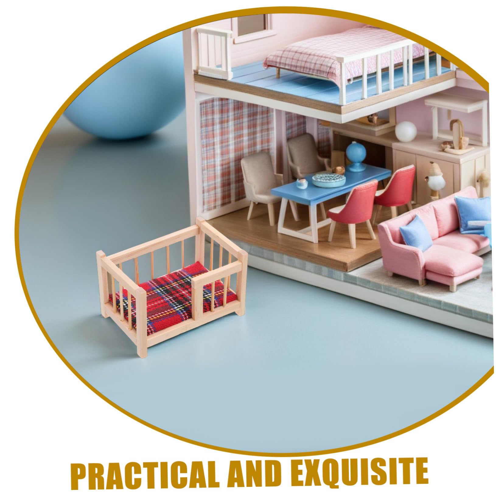 UPKOCH Set Di 3 Mini Pastelli E Matite In Miniatura Per Casa Delle Bambole – Accessori Micro Paesaggio - 2