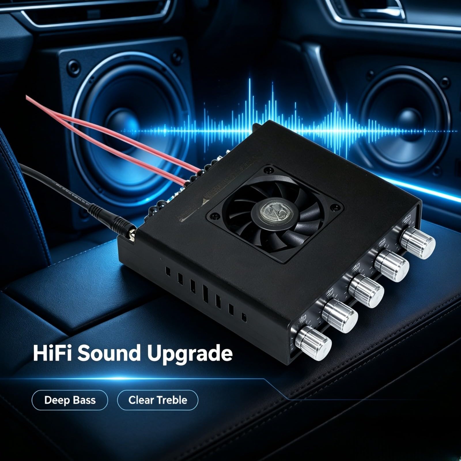 XY-DT600 TPA3255 - Placa amplificadora (2,1 canales, 300 W, 5,3 subwoofer)