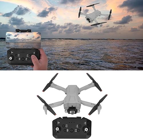 Miniatura 2 de Drone, 4K HD Obstáculo Evitar Doble Cámara WiFi Interconexión Drone plegable para tomar fotos (blanco)