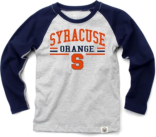 Miniatura 74 de Wes and Willy NCAA playera raglán de manga larga para niños