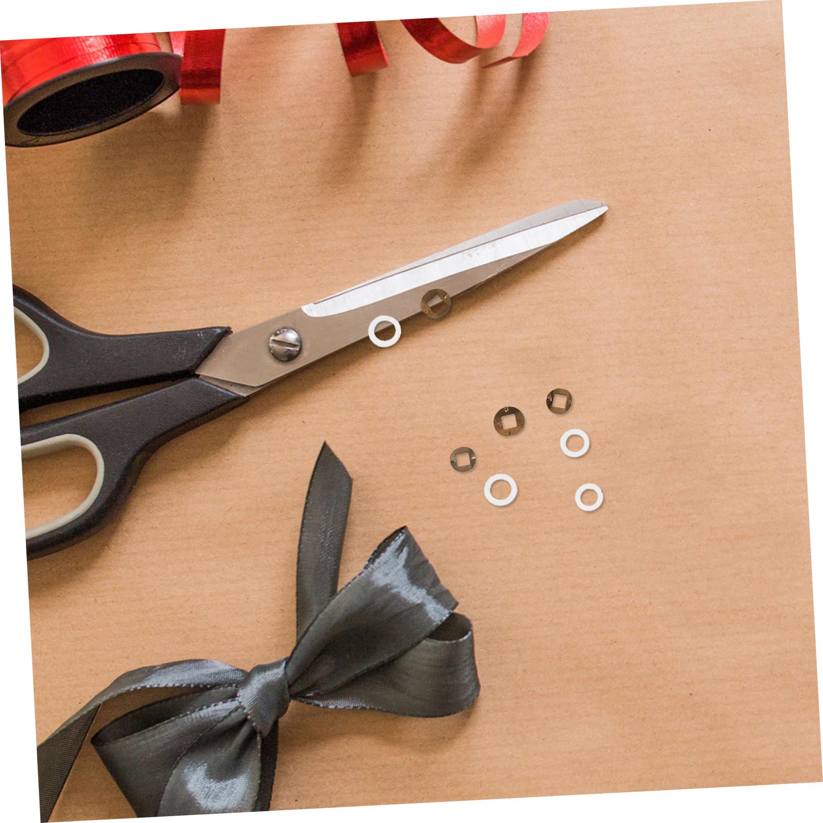 Didiseaon Scissor Part Scissor Gaskets 8 Pieces Gaskets for Cutting Hair Scissors Pet Grooming Scissor Pad Set Noise Reducing