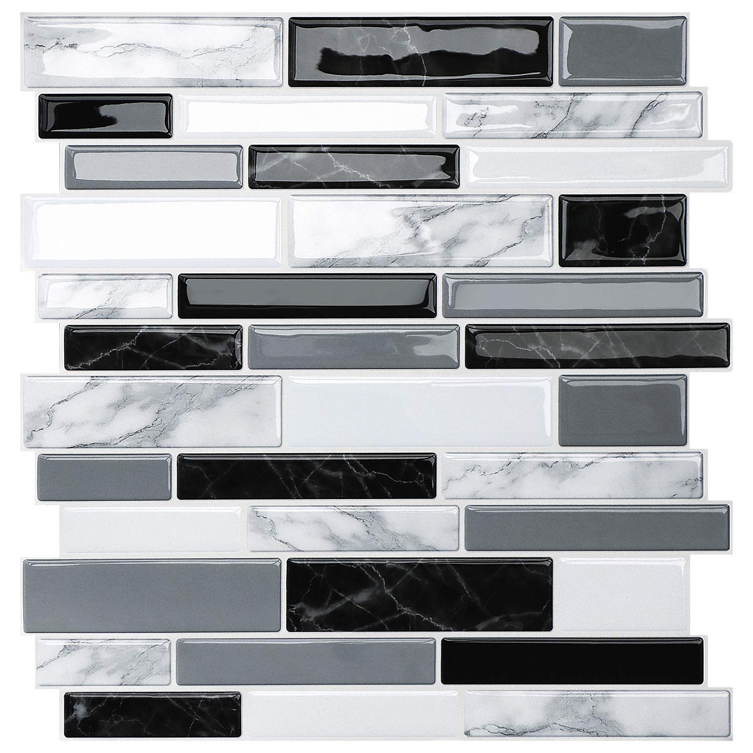 Buy HyFanStr Peel and Stick Wall Tiles Kitchen Backsplash, 3D Stick on