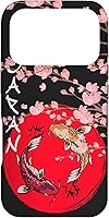 Vista 30 de koi Fish Ying yang,Japanese Flag Japan - Cherry Blossom Case for iPhone 17
