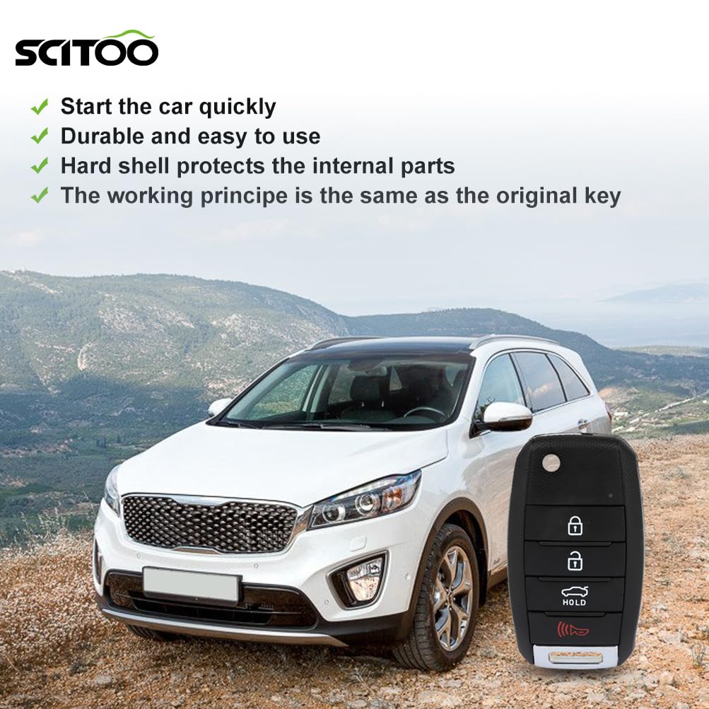 OEM 2021 KIA SELTOS FLIP KEY REMOTE FOB TRANSMITTER NYOSYEC4TX1907 95430-Q5400 E - Foto 3