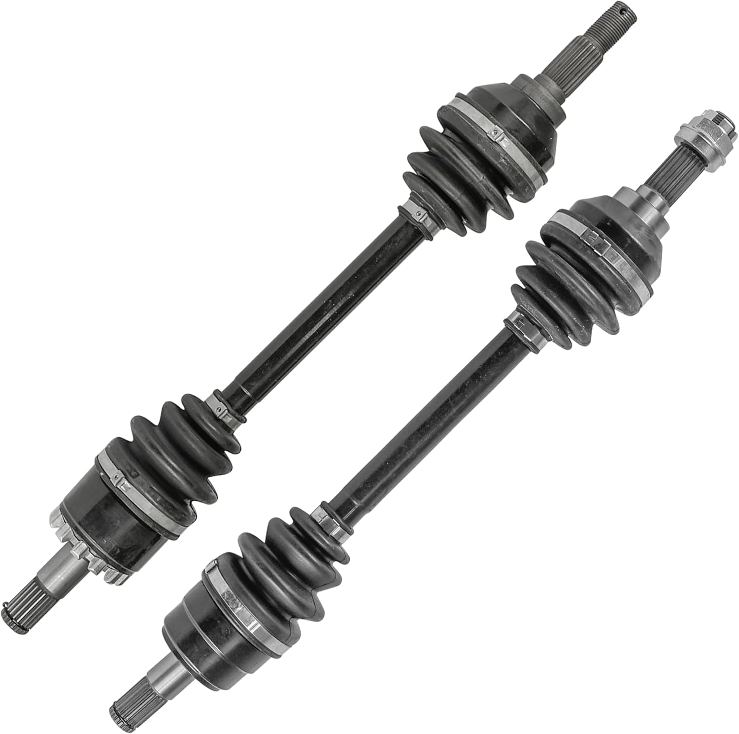 Caltric Front Right and Left Complete Cv Joint Axles Compatible with Kawasaki Brute Force 750 Kvf750 4X4I 2005 2006 2007 2012 2013 2014 2015 2016 2017