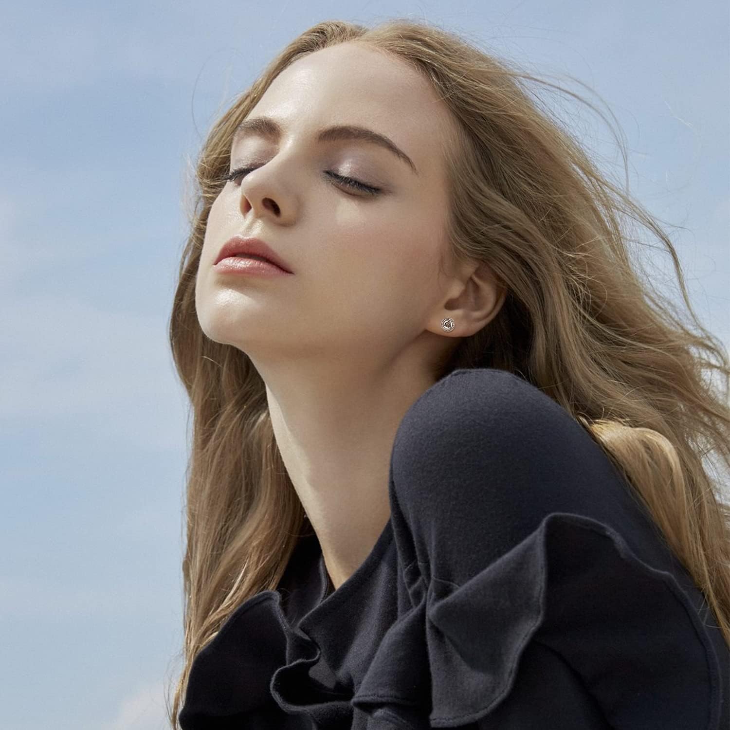 Viking Stud Earrings 925 Sterling Sliver Viking/Odin/Celtic Knot Norse Punk Earring for Men - Image 4