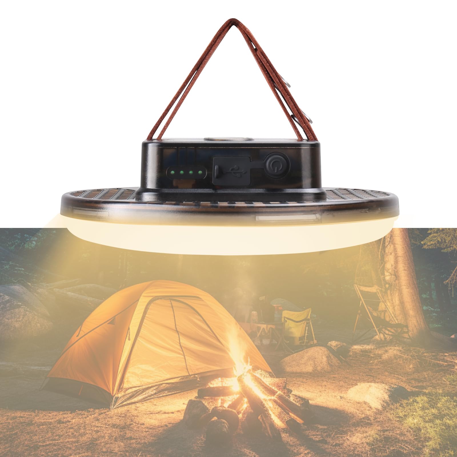 Campingzeltlicht, 19000 mAh, 60 W, 6000 lm, 3 Farb-Beleuchtungsmodi, IPX5, wasserdicht, LED-Hängelaterne, wiederaufladbar, Notfall, tragbarer Magnet, Outdoor, kabelloses Campinglicht