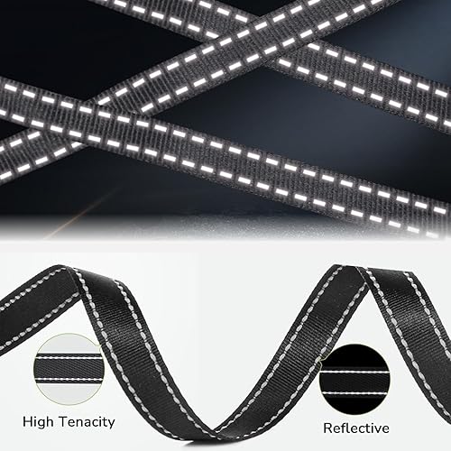 Miniatura 3 de Correa retráctil para perro de 16 pies, sin enredos de 360, resistente para perros de hasta 66 libras con mango antideslizante, correa de paseo para