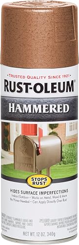 Rust-Oleum Stops Rust Hammered Spray Paint 340 g, Copper
