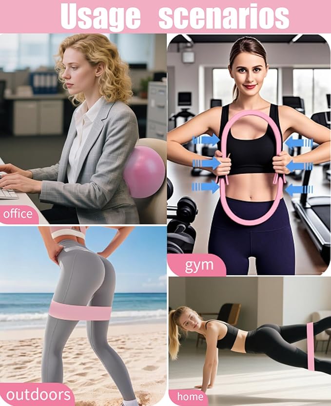 Kit de Pilates en Casa: Anillo, Pelota, Calcetines y Bandas miniatura 6